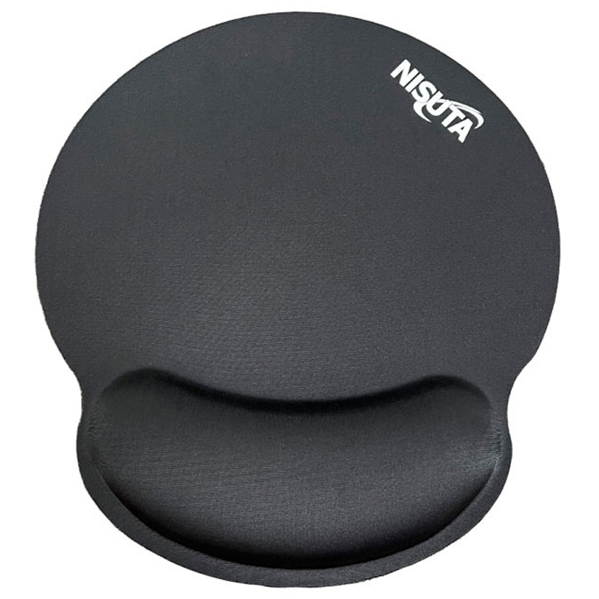 Mouse Pad Nisuta Nspad25m 250X230X4Mm Negro